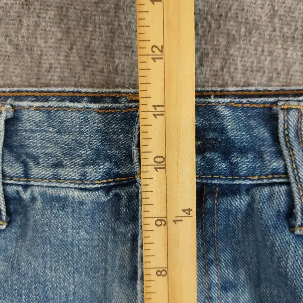 American Eagle Bootcut Jeans Men's 34×30 (Fit 35x29) Blue Natural Fading